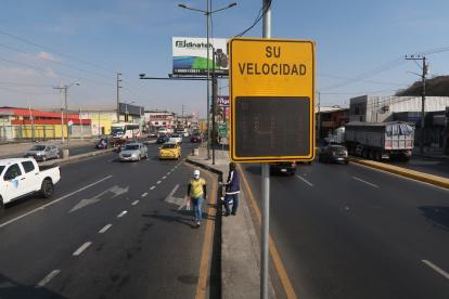 Fotorradar en Durán.