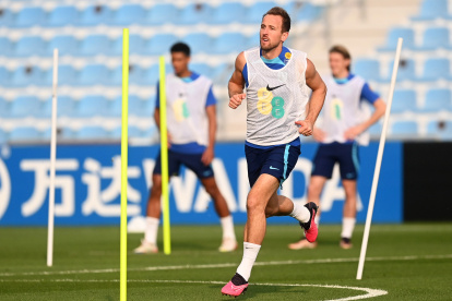 Harry Kane, delantero de Inglaterra, es una de las cartes de triunfo frente a Francia.