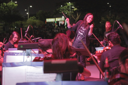 La Orquesta Sinfónica de Guayaquil en uno de sus conciertos del año.