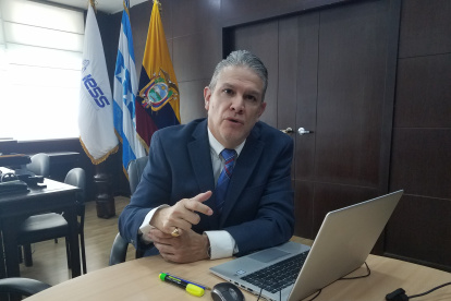 Enrique Fócil, director provincial del IESS en Guayas desde el 31 de octubre de 2022.