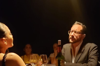 Obra. Andrés Zerega y Mercy Cruz protagonizan la pieza teatral.