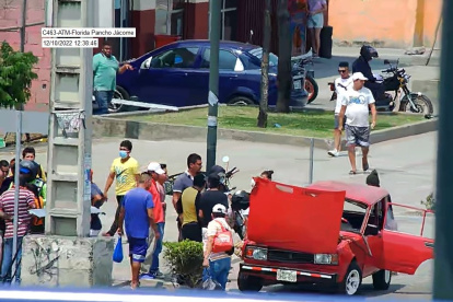 Hecho. Este fue uno de los siniestros registrados durante el fin de semana.