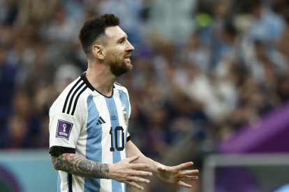 Lionel Messi completará hoy los 25 partidos mundialistas.