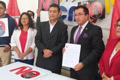 Unidad Popular fue la primera organización política en inscribirse para la campaña por el no en la consulta.