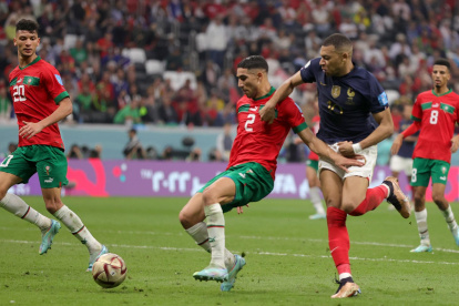 2-0. Francia vence a Marruecos
