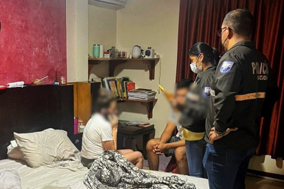 Los agentes fiscales acudieron a los domicioles