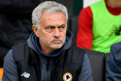 José Mourinho, técnico de la Roma.