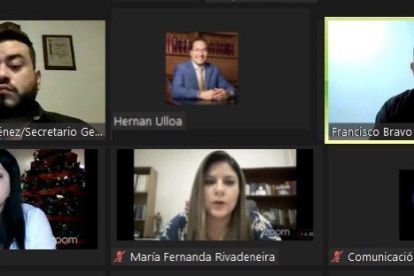 Cita. Solo cuatro vocales del Cpccs realizó una sesión virtual.