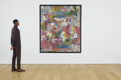 Exposición.- Una de las obras de Paul Allen en la casa de subastas Christie"s.