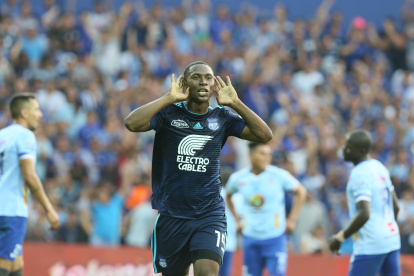 Cuco Angulo, nuevo refuerzo de eléctrico, durante una celebración en 20.. frente a Universidad Católica.