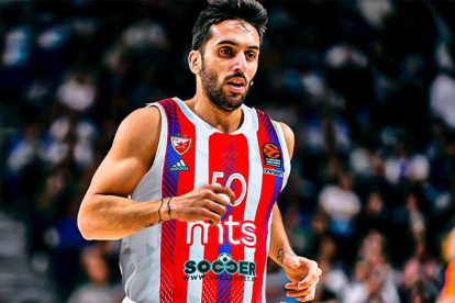 Facundo arribó este lunes 19 de diciembre a Serbia e inmediatamente entrenó.