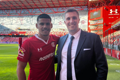 Maxi Araújo, nuevo jugador del Toluca, que en la anterior temporada militó en el Puebla.