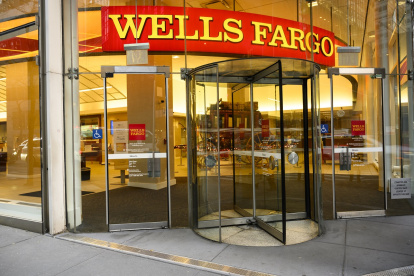 Entidad.- Una de las sucursales bancarias de Wells Fargo.
