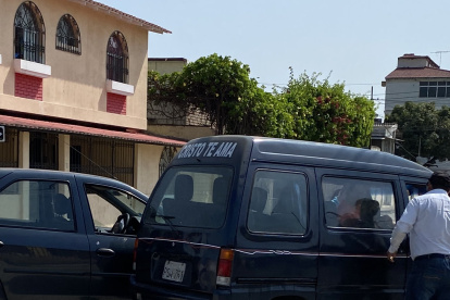 Los vecinos captaron el momento justo de un nuevo choque