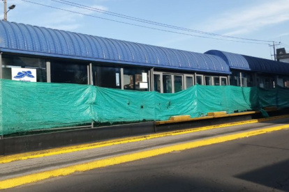 El andén de Bellavista ya está rehabilitado tras obras de adecuación