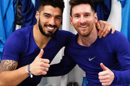 Luis Suárez y Lionel Messi compartirán juntos estas fiestas.