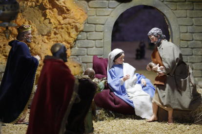 El pesebre gigante de la Catedral Metropolitana tiene 1.600 piezas y es el más grande de Sudamérica.