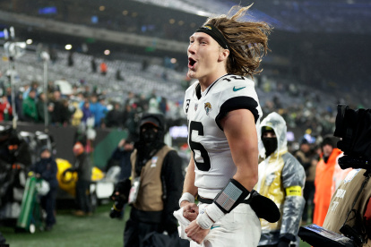 Trevor Lawrence, jugador de Jacksonville, fue clave para el triunfo ante los Jets.