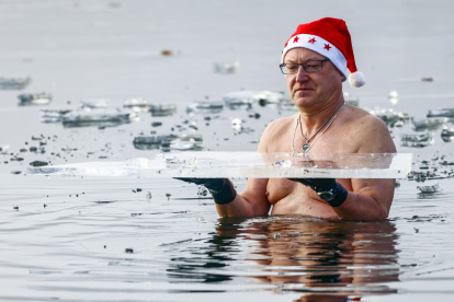 Baño navideño tradicional en Berlín