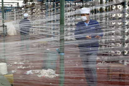 Referencia. La Hilandería de Salinas llegó a ser la fábrica más grande de la provincia de Bolívar en su momento, con 60 personas que laboraban en tres turnos, las 24 horas y los 7 días de la semana.