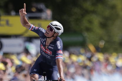 El ciclista holandés Mathieu Van Der Poel fue figura este año.