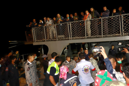 Titánica labor. Trabajan en la búsqueda de las personas desaparecidas.