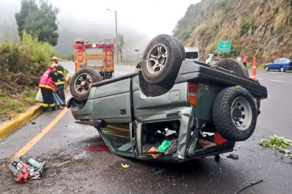 La Agencia Metropolitana de Tránsito solicitó a los conductores prudencia al conducir, puesto que las calzadas están mojadas por las lluvias.
