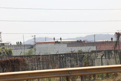 En noviembre pasado hubo un operativo de vigilancia militar en un área superior de la cárcel Regional de Guayaquil, cuando se hizo los traslados de reos a Manabí.