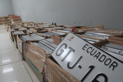 Registro. Imagen referencial para graficar este artículo relacionado con la dotación de placas de identificación vehicular.