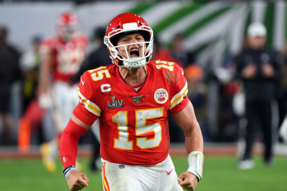 El quarterback Patrick Mahomes en una de sus actuaciones más memorables de la NFL.