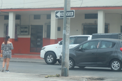 En las calles Guaranda y Capitán Nájera, la señalética no de la zona no es muy visible.