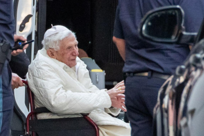 Una de las últimas apariciones del Papa emérito, Benedicto XVI.