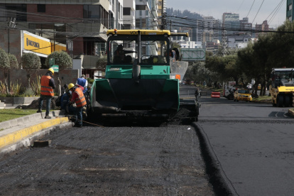 Reparación. Cuatro vías y otras obras comunales fueron ejecutadas en este barrio del sur
