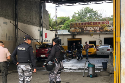 Babahoyo. El ataque se registró dentro de una lubricadora.