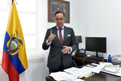 Diego Ordóñez es el secretario de Seguridad del gobierno de Guillermo Lasso.