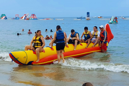 Santa Elena. Salinas es uno de los balnearios más concurridos en fin de año.