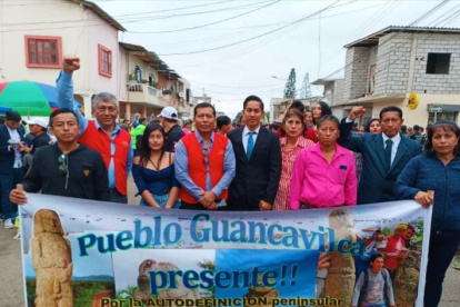 Santa Elena. Los miembros del colectivo Somos Guancavilca, en una reciente aparición pública.
