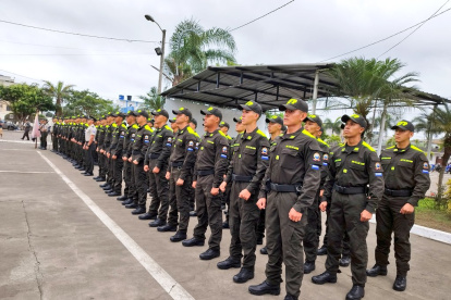 Personal. Los uniformados son el grupo de inteligencia de la Policía.
