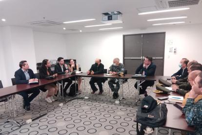 Hecho. Autoridades ecuatorianas y colombianas reunidas en Bogotá.