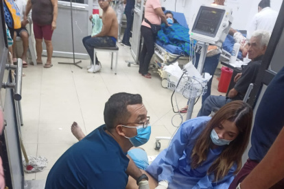 La víctima llegó sin signos vitales al hospital.