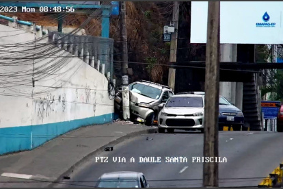 Hecho. Este fue de uno de los siniestros de tránsito.