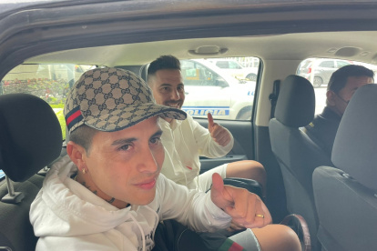 Titi Ortiz y Jonatan Bauman llegaron al país para la pretemporada de Barcelona.