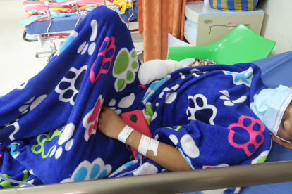 Daños. Un total de 17 niños ingresaron al Hospital Francisco de Icaza Bustamante, en su mayoría por amputaciones de sus dedos.