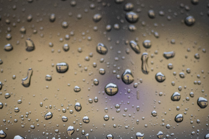 Gotas de agua, archivo.