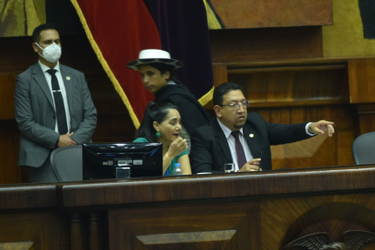 Postura. El presidente de la Asamblea habla de diálogo, pero a la vez criticó las decisiones del Ejecutivo.