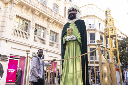 Pistas. Hady Coulibaly, un africano de Mali que tiene 29 años.