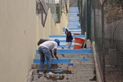 Personal municipal llegó este 5 de enero al lugar para intervenirlo.