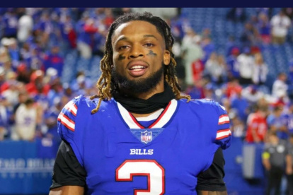 Damar Hamlin, jugador de fútbol americano, sufrió un ataque cardíaco y su estado es delicado.