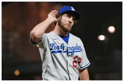 Trevor Bauer fue separado de los Dodgers por motivos de conducta.