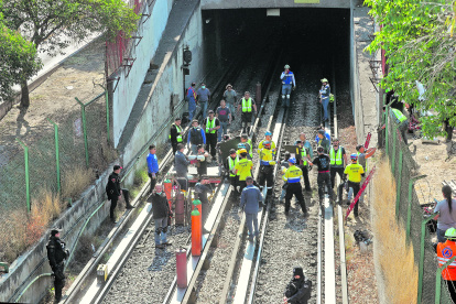 El choque de trenes en Ciudad de México dejó un muerto.